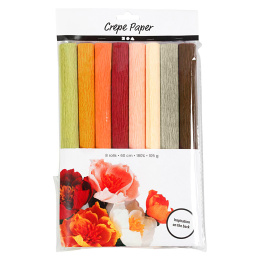 Crepepapper Dova toner 8 ark i gruppen Papper & Block / Konstnärsblock / Färgat papper hos Pen Store (130292)