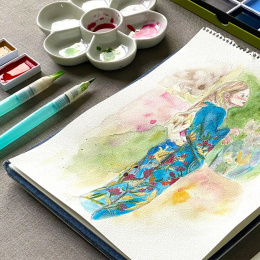 Gansai Tambi i gruppen Konstnärsmaterial / Konstnärsfärger / Akvarellfärg hos Pen Store (130953_r)